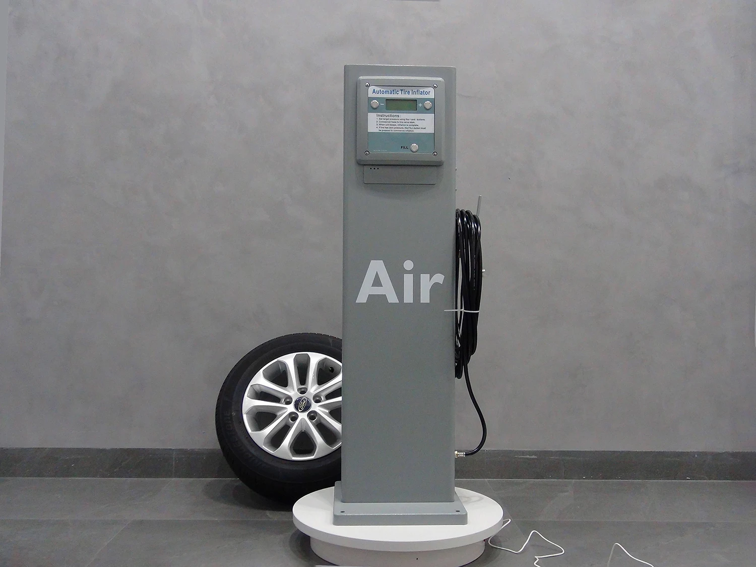 Vertical Commercial Tire Inflator Corded Electric Car Tire Air Pump Car Shop Bicycle Tire Inflator for Gas Petrol Station