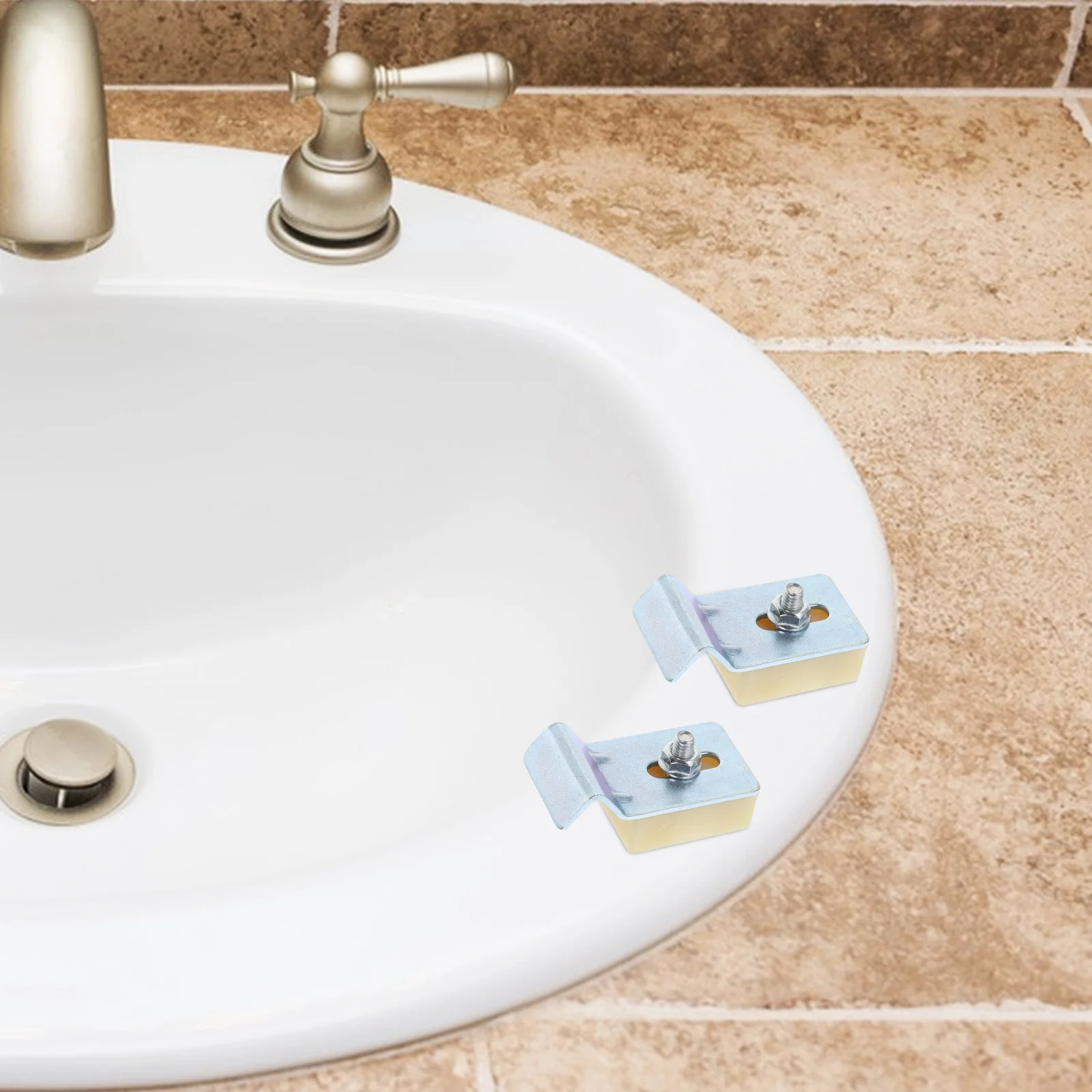 10 قطعة الثقيلة تحت جبل بالوعة كليب مغسلة تحديد السحابات لا الحفر تركيب مستقر موثوقة طويلة الأمد