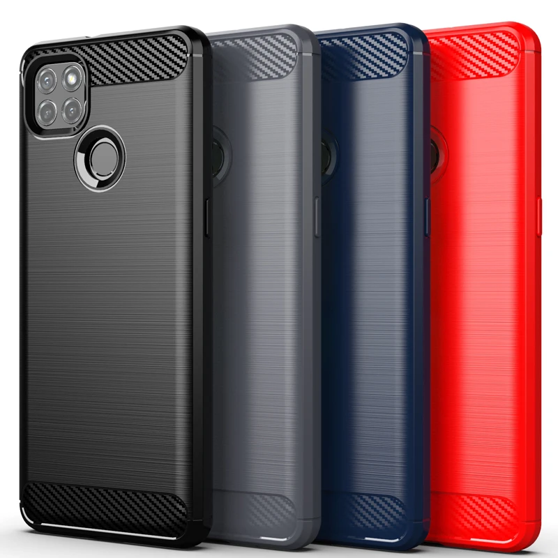 For Lenovo K12 Pro Case Bumper Rubber Silicone Carbon Fiber Cover For Lenovo K12 Pro Phone Case For Lenovo K12 Pro Case 6.8 inch