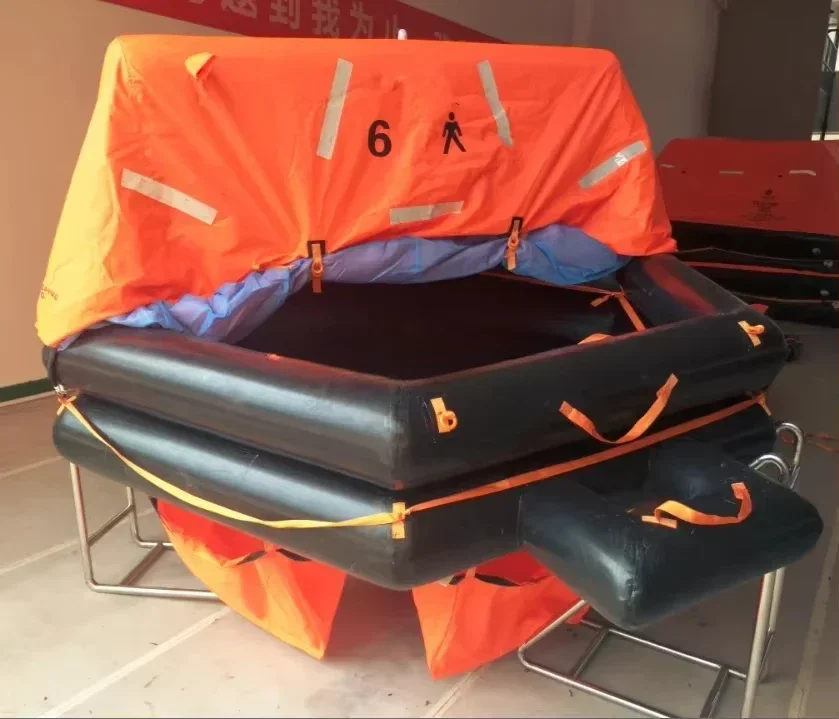 Mini baldaquin inflable de emergencia ISO 9650 YT-8 para 8 personas para barco
