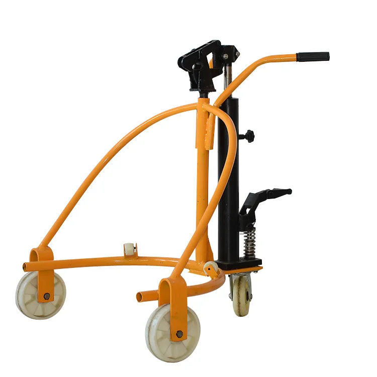 Manual Oil DrumTrolley 350kg Hydraulic Oil Drum Lifter Handling