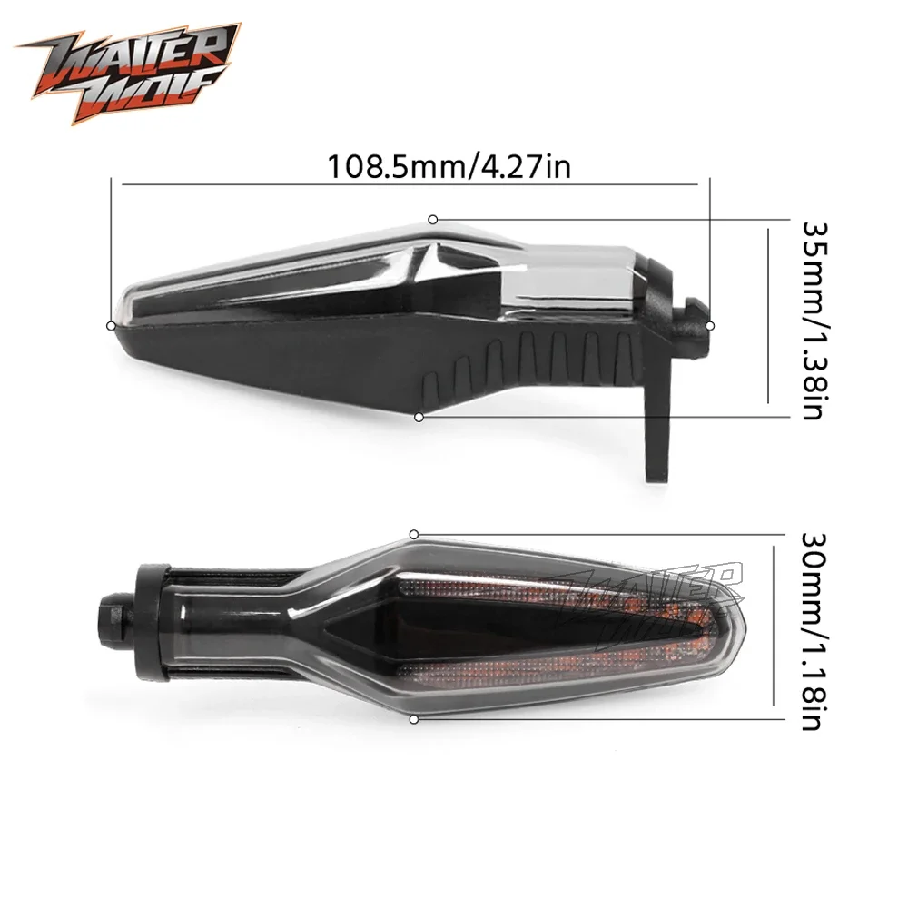 Smoke LED Turn Signal Flasher Blinker Light For Daytona 675 765 Tiger 800 1200 XC XR XCA Street Triple 675 765 Speed Triple 1050