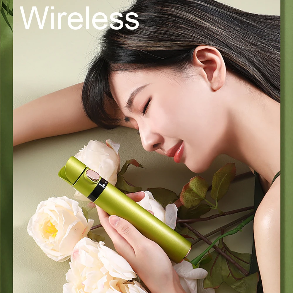 جهاز فرد الشعر القابل للطي ، طلاء سيراميك 2 في 1 ، مكواة الشباك ، شاحن سبليت قابل لإعادة الشحن 200 ، تصميم جديد