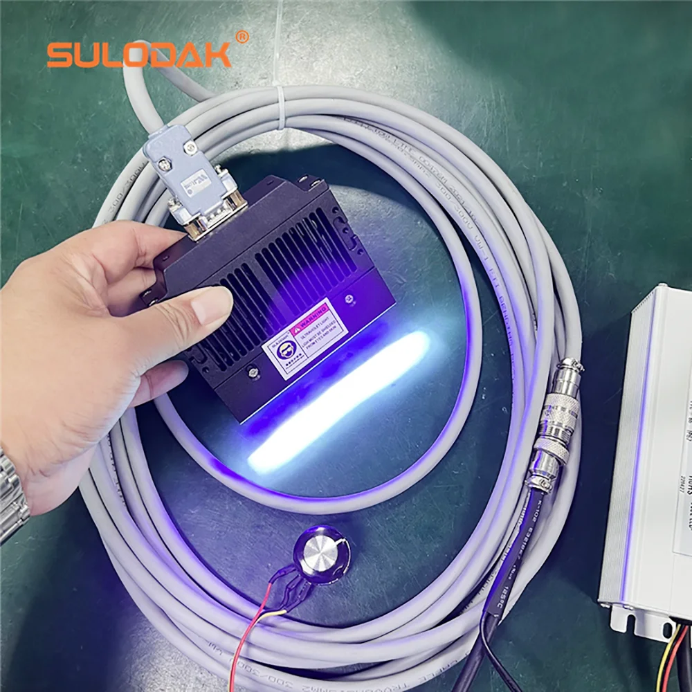 120W Air cooled UVLED curing lamp UV resin/PCB green oil LED drying lamp ONE PASS full-color UV printer LEDUV pre curing lamp