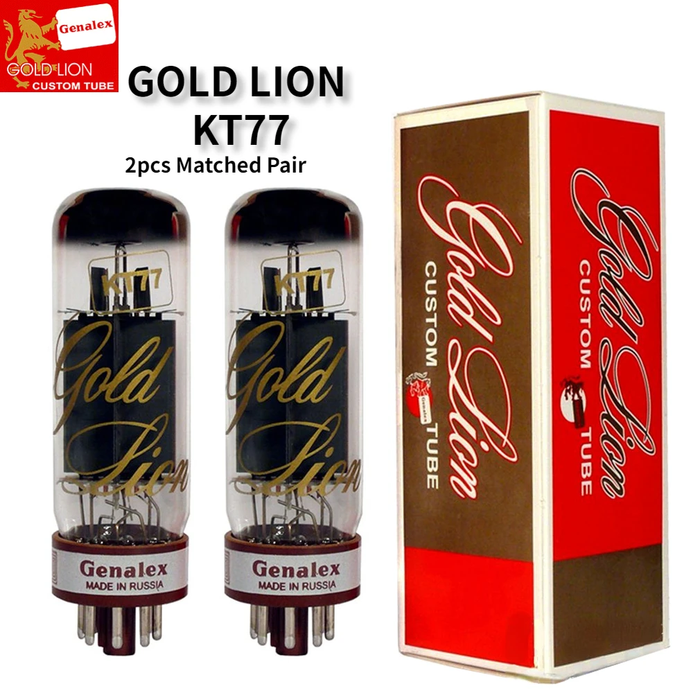 

GOLD LION KT77 Vacuum Tube HIFI Audio Valve Replace EL34 KT66 KT88 6CA7 5881 Electronic Tube Amplifier Kit DIY Matched