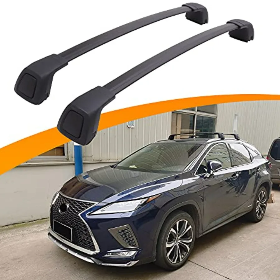 

Upgraded Crossbars for 2016-2022 Lexus RX RX350 RX350L RX450h RX450hL Sunroof Freedom Roof Rack Cross Bars Cargo Carrier Alumin