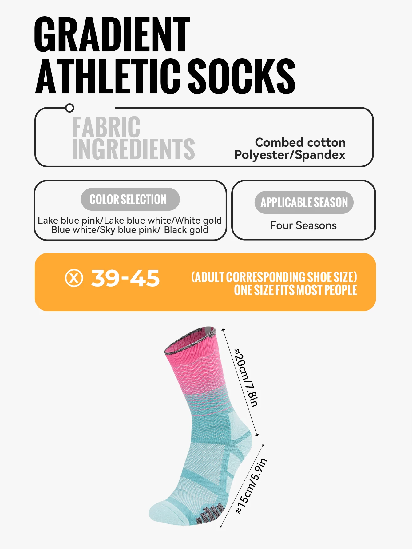 WRELS Lauf-Marathon-Profi-Socken, atmungsaktiv, für Reisen, Basketball, absorbieren Feuchtigkeit, Schweißsocken, Outdoor-Sportsocken für Männer und Frauen – Detail 3