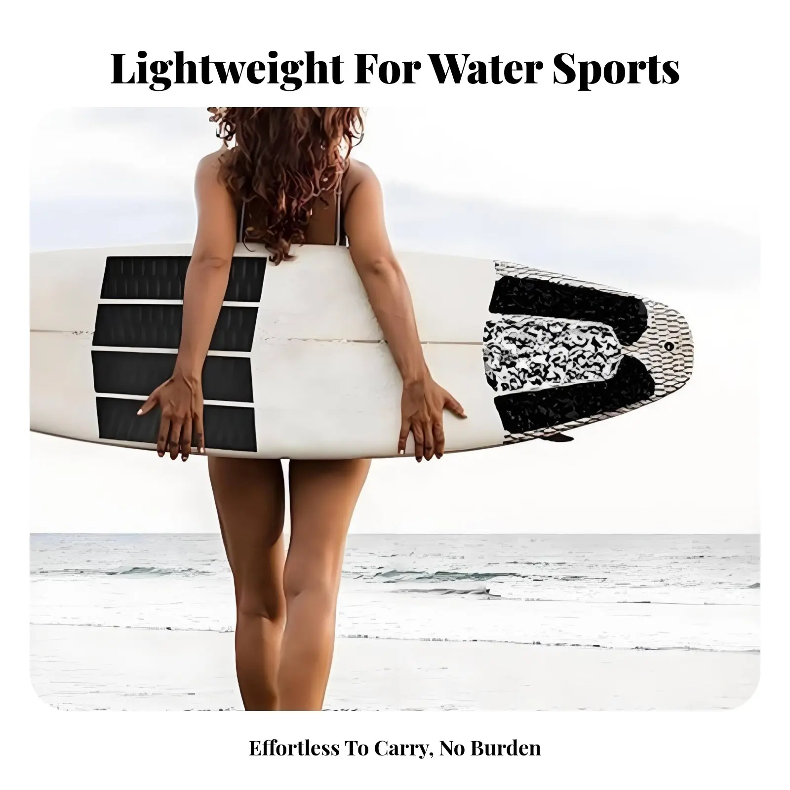 

Многофункциональный противоскользящий коврик для серфборда, пенопластовая подкладка для ног, аксессуар для водных видов спорта для серферов, для серфинга