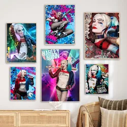 1PC Harley Cool Quinn Poster Paper Print Home soggiorno camera da letto ingresso Bar ristorante Cafe Art Painting Decoration