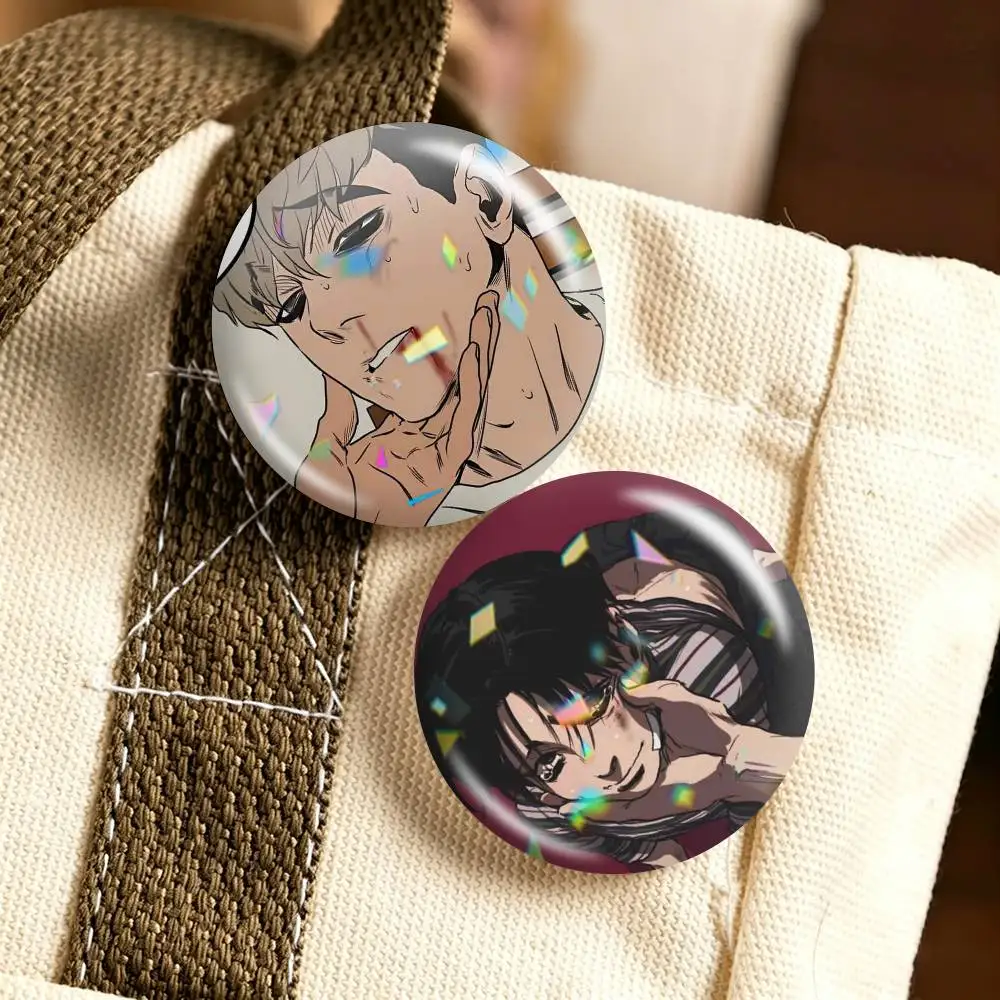 K-Killing S-Stalking Manhwa  25mm 32mm 44mm 58mm 75mm Brooches Badges Pins for Accessories Gift