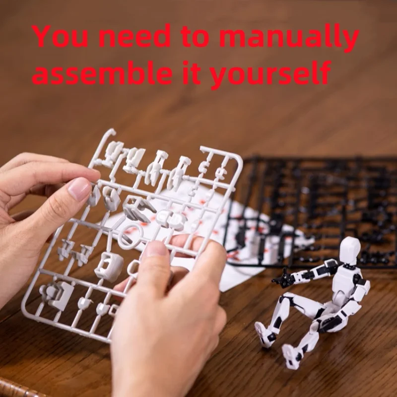 1 قطعة 13 المفاصل الشكل توضيح الدمية المنقولة دمية لتقوم بها بنفسك الجمعية لعبة ثلاثية الأبعاد مطبوعة عمل الشكل وقف الحركة الرسوم المتحركة الدمية #4