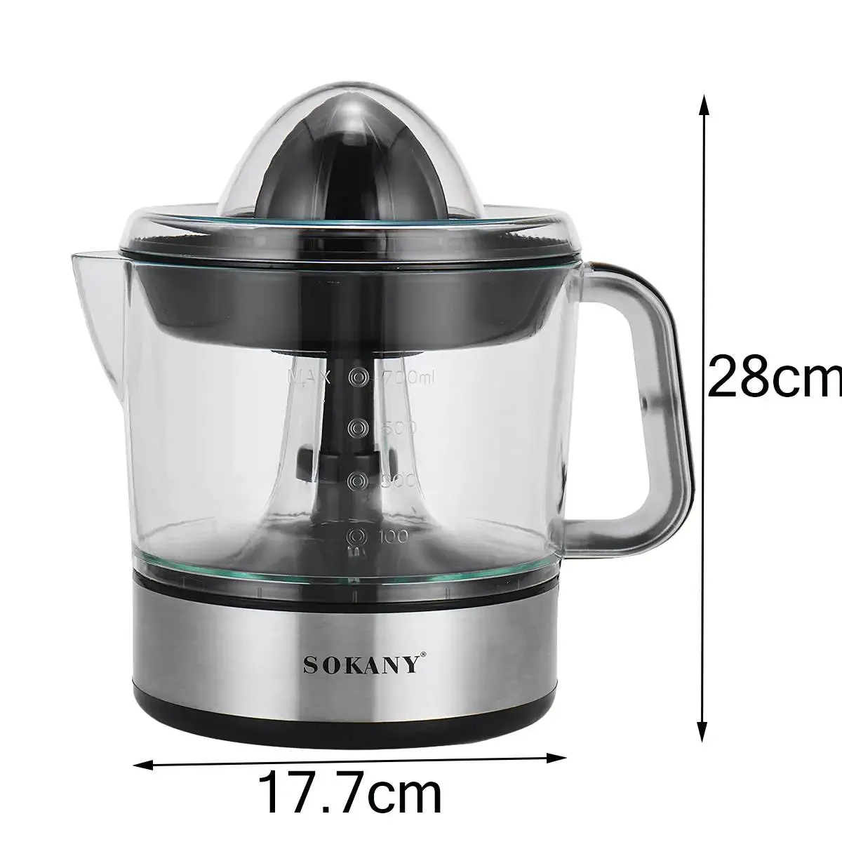 SOKANY 700ml Home Juicer Masticating Juicer Extractor Electric Orange Lemon Fruits Squeezer Household Fruit Press Machine