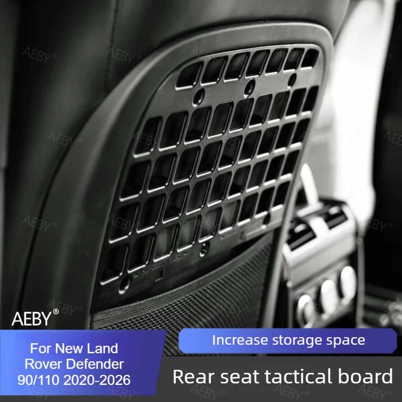 For New Land Rover Defender 90/110 2020-2026 Rear seat backrest storage panel storage rack Storage car hanging board Accessories