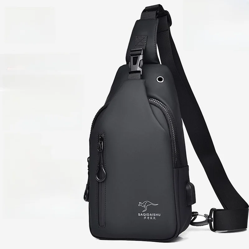 

Sachi Kangaroo Men's Chest Bag Multi-Functional Sport Crossbody Bag Casual Single oulder Bag Faionable All-Match Front Sm...