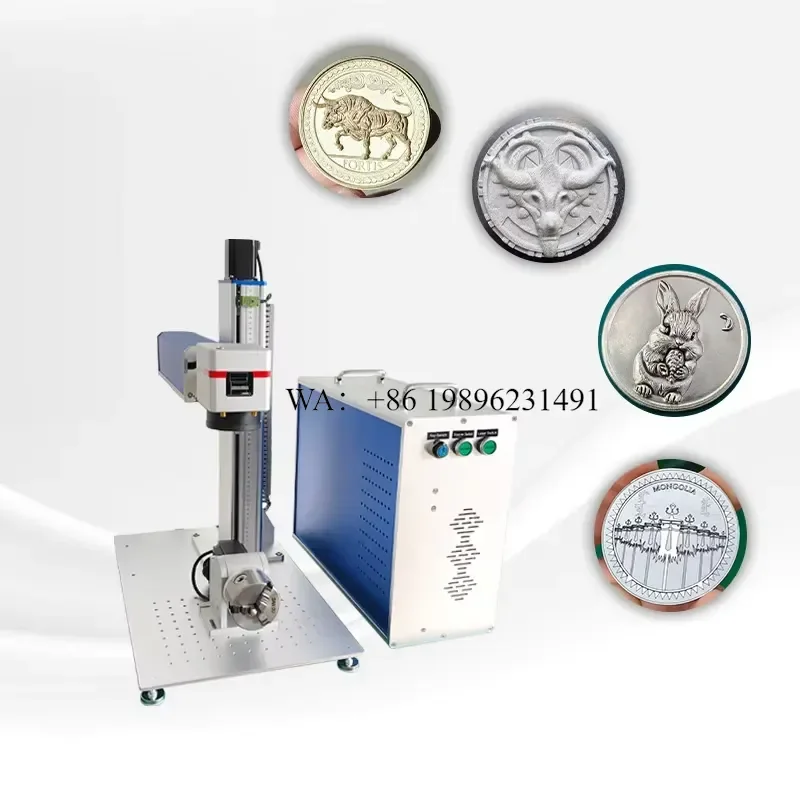 Wmwmnu 2.5D Deep Relief Engraving Metal Fiber Marking for JPT MOPA RAYCUS MAX 50W 60W 100W Engraver