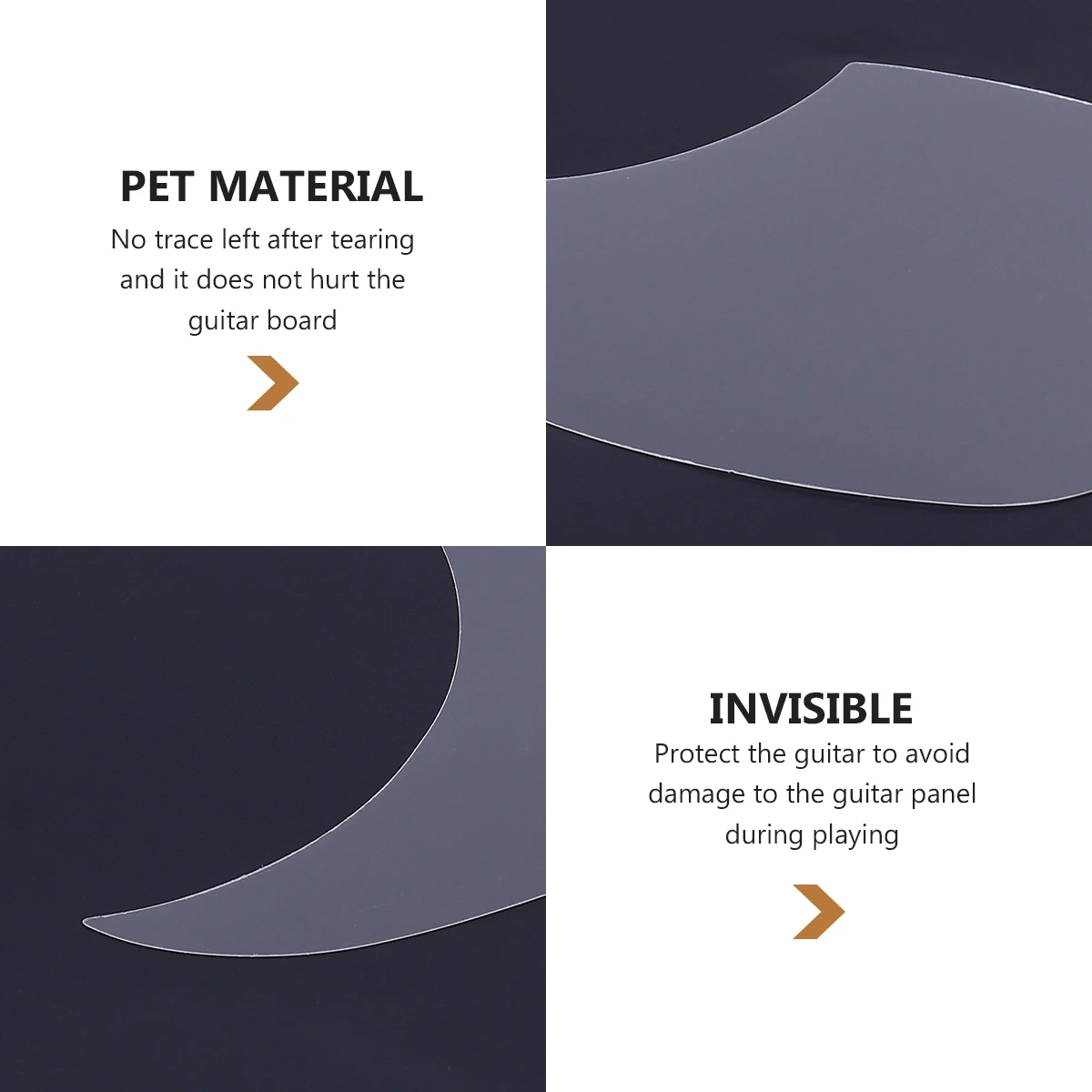 

Guitar Accesories Scratch Protector Retro Stickers Clothing for Fretboard Pet Material Accessory
