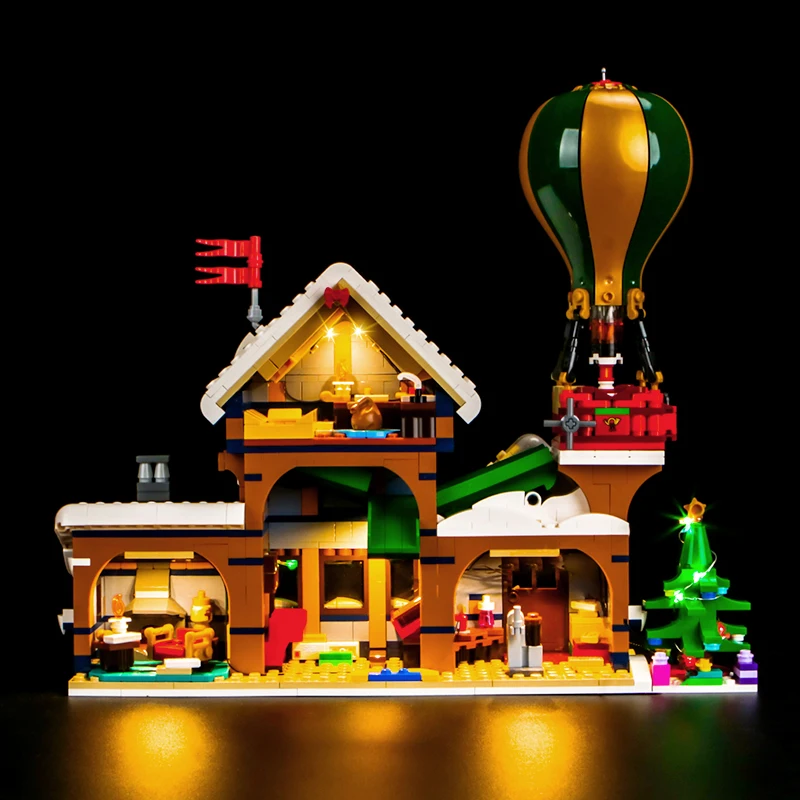 Brick Bling LED Lighting 10339 Set Suitable for Santa\'s Post Office Building Blocks Gift (Excluding Blocks)