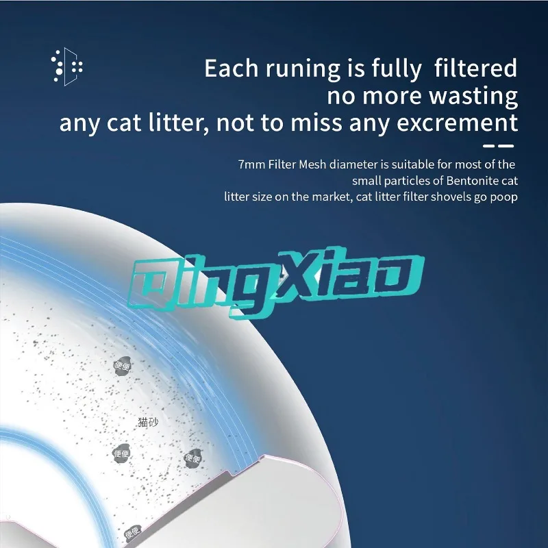 Smart Self Cleaning Litter Box Large Capacity Automatic Scooper UV Deodorizing Enclosed Cat Toilet Phone App Remote Control view 4