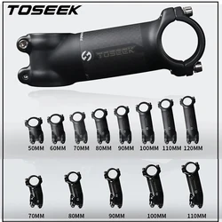 Toseek Bicycle Stem 6degree 17degree Bicycle Handlebar Stem Carbon+aluminum MTB Power Ultralight Road Mountain Bike Table