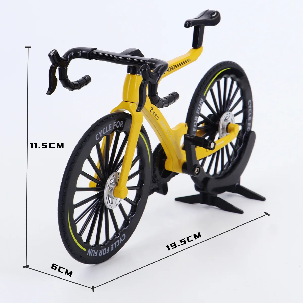 Nuovo 1:8 Mini modello in lega di bicicletta pressofuso in metallo dito mountain bike simulazione decorazione giocattoli regali ragazzi