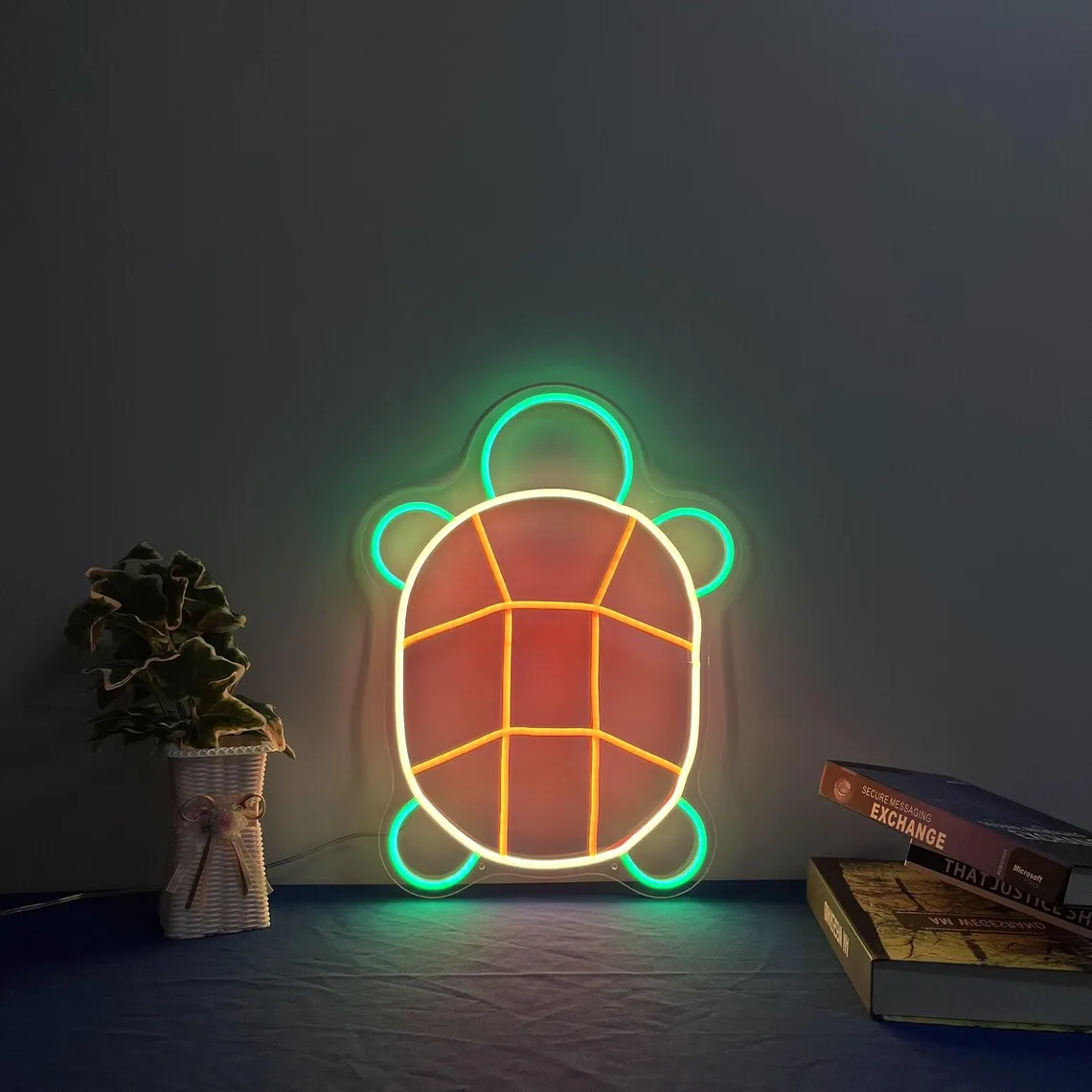 Imagem -06 - Turtle Neon Sign Led Light Clube Bonito Restaurante Bar Loja Festa Animação Animal Quarto de Crianças Home Art Wall Decor Lamp Presente