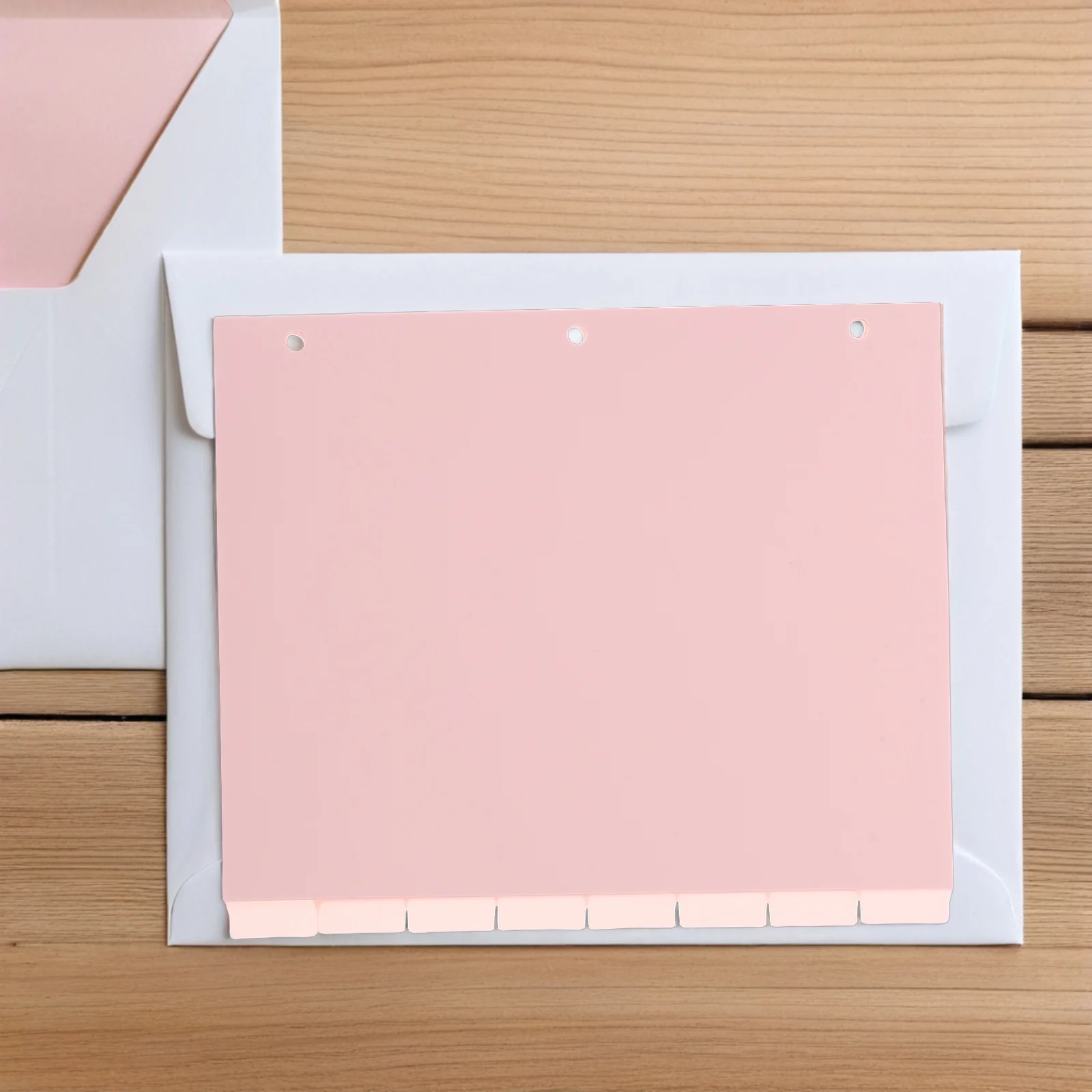 

8 Sheets Pink Tabs Notebook Separator Binder Dividers PVC Long Use ganize Planner School Office Supplies Student