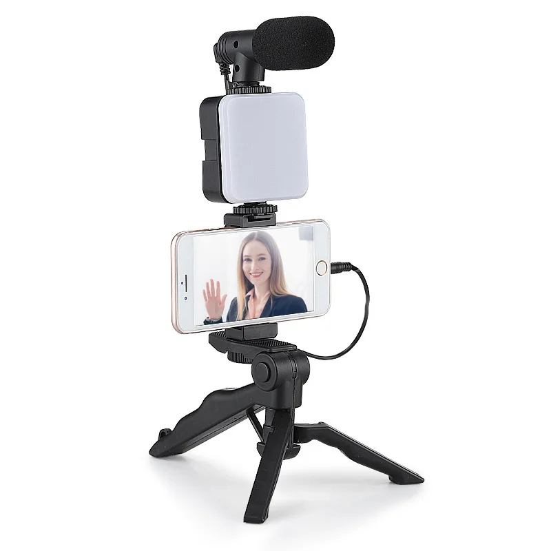 Conference Beauty Light Pocket, Filled Desktop Selfie Stick for Live Streaming and Photography