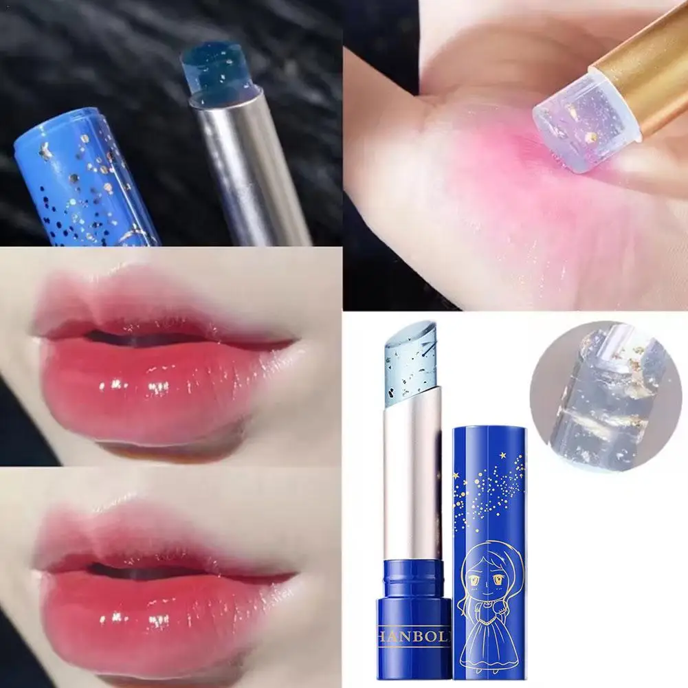 Color-Changing Lipstick Waterproof Magic Temperature Change Color Lip Moisturizing Lip Gloss Long Lasting Nutritiou Lip Balm Hot