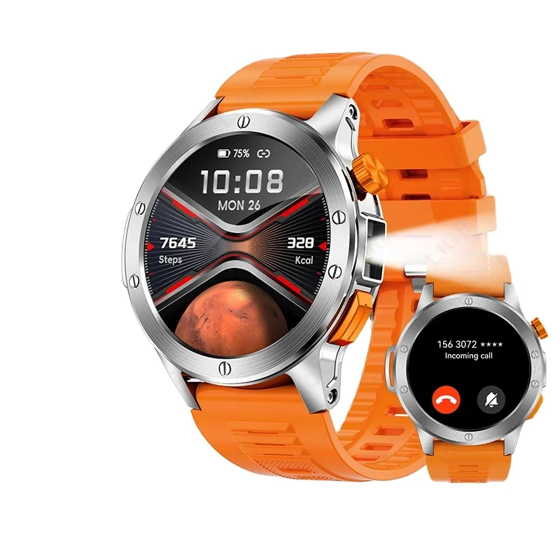Reloj inteligente para hombre, pantalla HD, asistente de voz, BT, llamada inalámbrica, Monitor de ritmo cardíaco, reloj inteligente resistente al agua para XIAOMI HUAWEI
