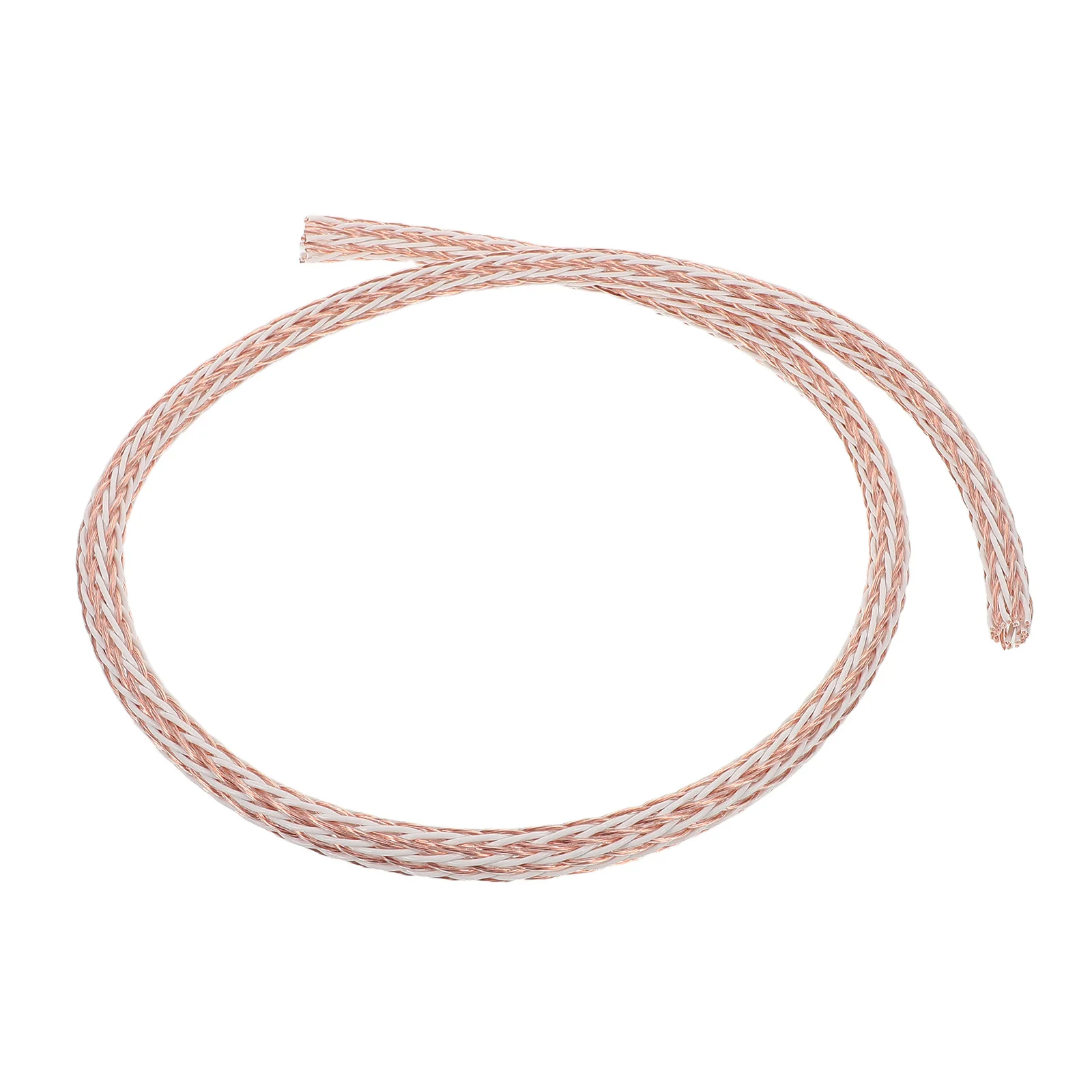 

Gatuida 1m Hifi Speaker Cable for Car Audio Flat Flexible Stereo Sound Wire Audio Connection System