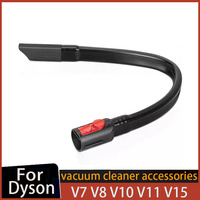 Flexible Crevice Tool for Dyson V7 V8 V10 V11 V15 Cordless Vacuum Cleaner  for Dryer Vent Car Detailing and Corners Cleaning