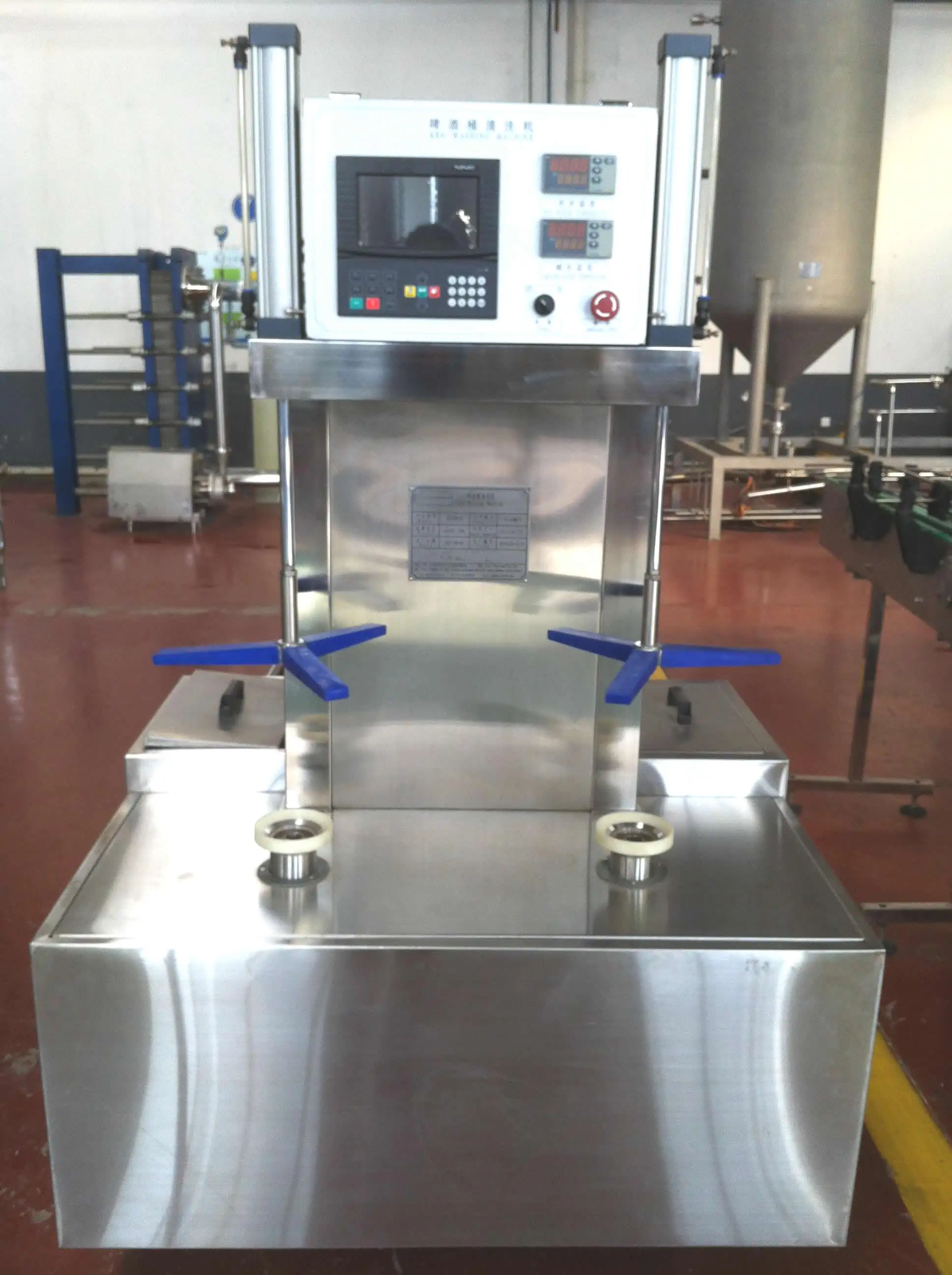 ماكينة غسل برميل البيرة ذات الرأس المزدوج عالية الجودة لمصنع البيرة