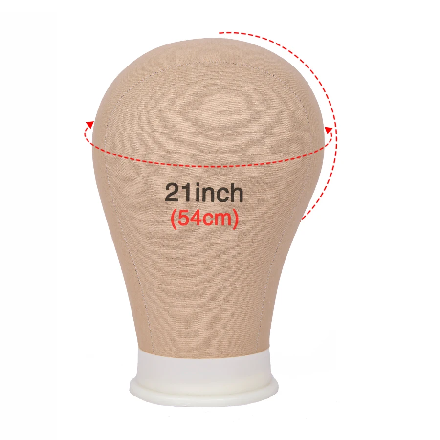 Display Canvas Block Head Mannequin Stand 21