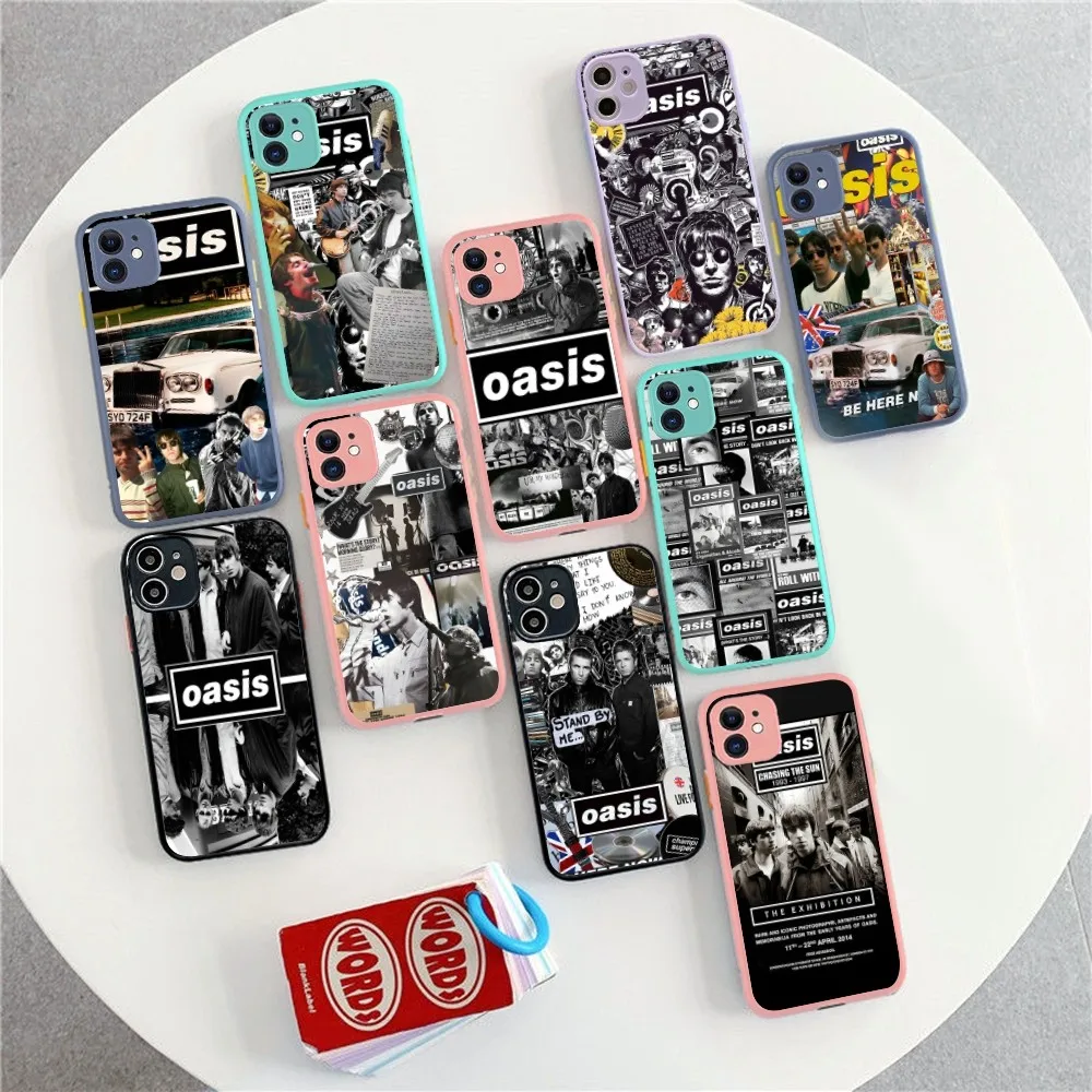 T-The R-Rain O-Oasis Band Phone Case For IPhone 14 X XR XS 7 8 Plus 11 12 13 Pro MAX 13mini Matte Shockproof Case