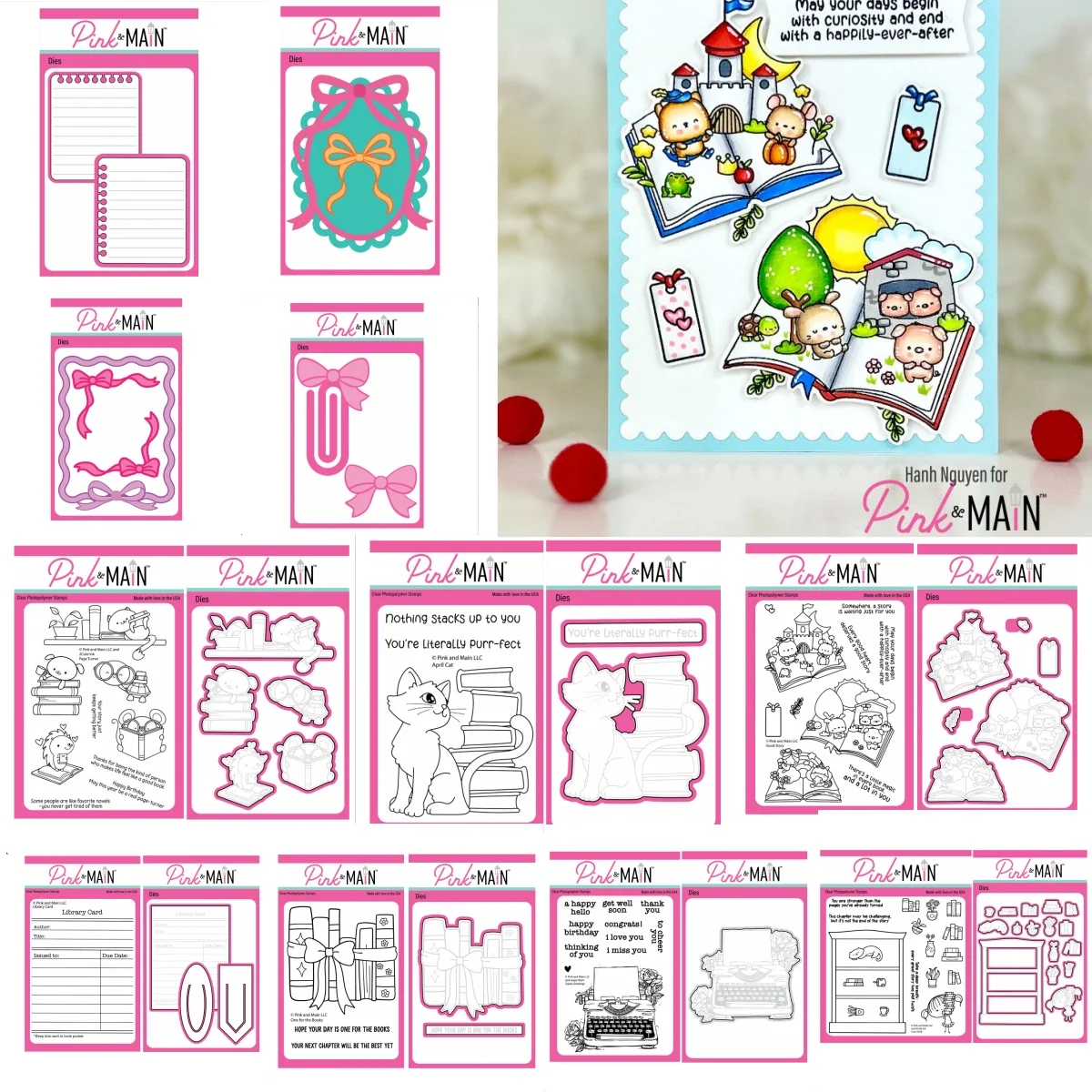 

Library Card Books Story Metal Cutting Dies Clear Stamps for DIY Scrapbook Diary Decoration Template Supplies April 2026 New