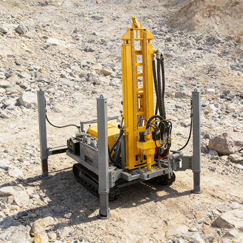 High-Power Hard Rock Drilling Water Well Drilling Machine Borehole Rig Equipment hydraulic water well drilling rig customized