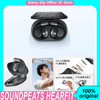 Soundpeats Hearfit Wireless Earphones With 2 Mics Noise Reduction High Sound Quality IPX5 Waterproof Custom Bluetooth Earbuds