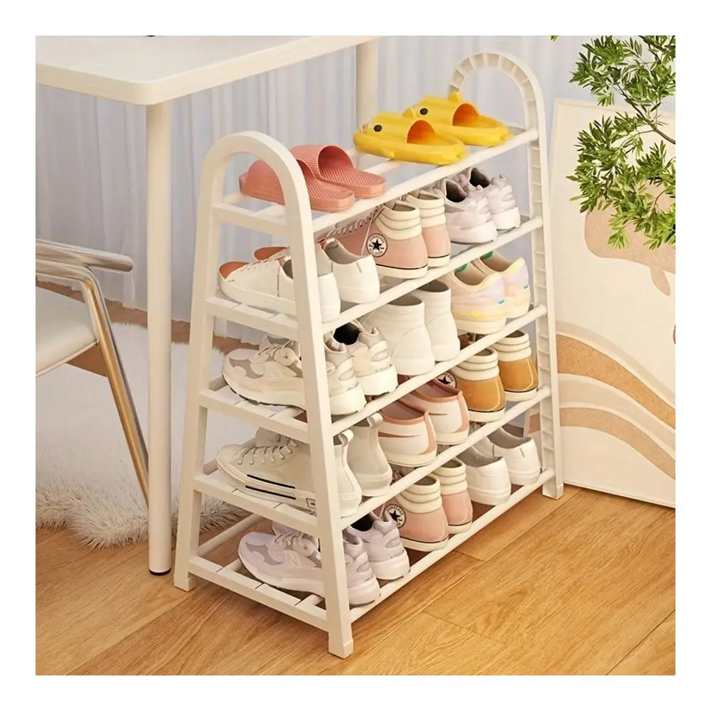 

Stainless Steel Shoe Rack, 27 Inches High, With A Capacity Of 3.2 Cubic Feet, An Independent Entrance Storage And Organization
