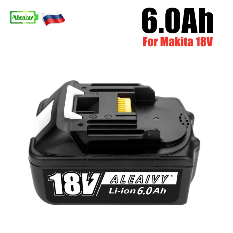 

Литий - ионный зарядный аккумулятор 18V 6000 мАч BL1860 для электрического инструментального аккумулятора Makita 18V BL1840 BL1850 BL1830 BL1860B LXT400