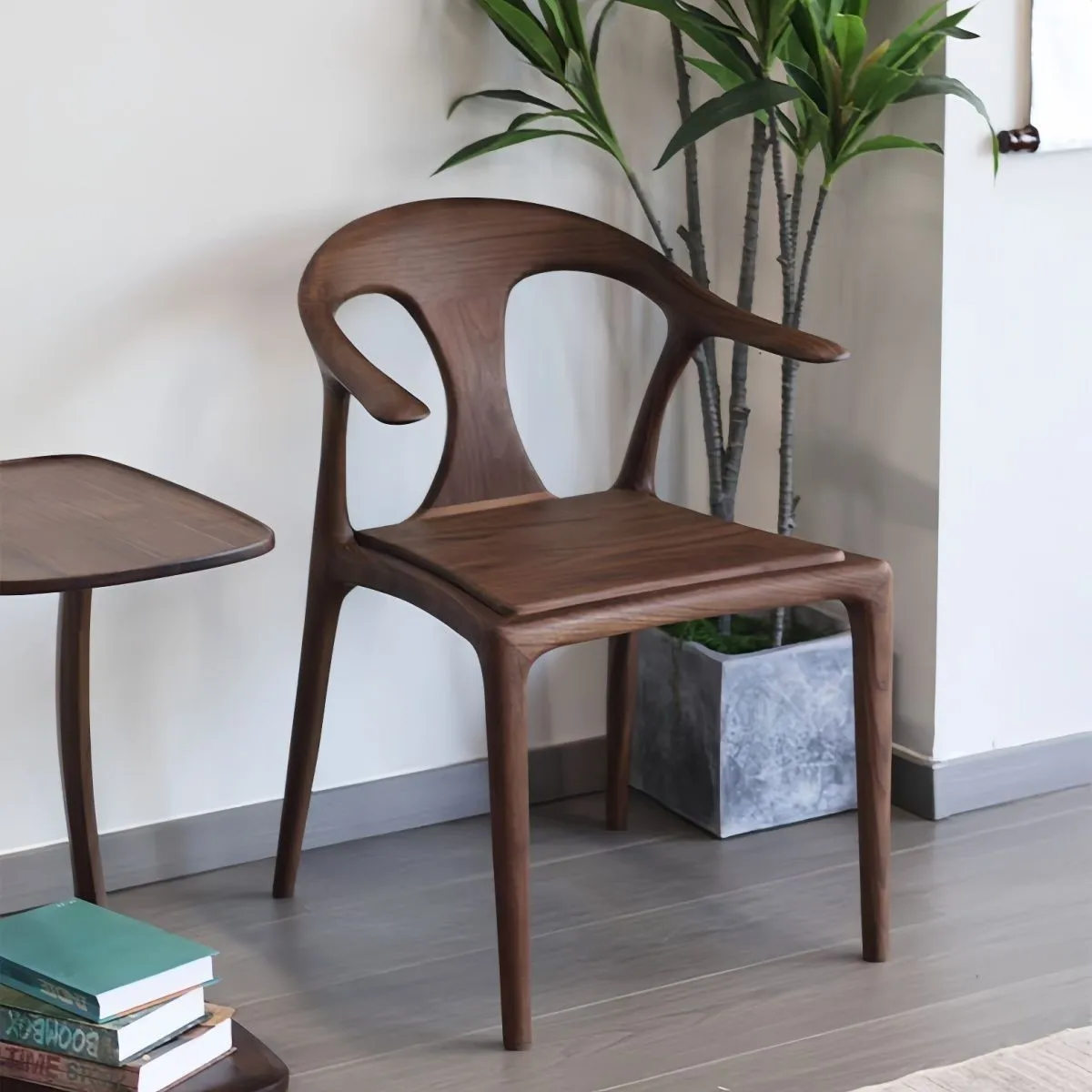 

Household, living room, solid wood, dining chair, mortise and tenon, armrest, backrest, light luxury, new Chinese style