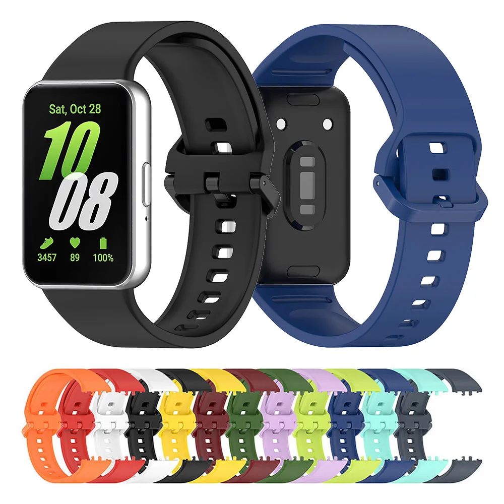 حزام سيليكون لمعصم الساعة الذكية ، سامسونج غالاكسي فيت 3 ،