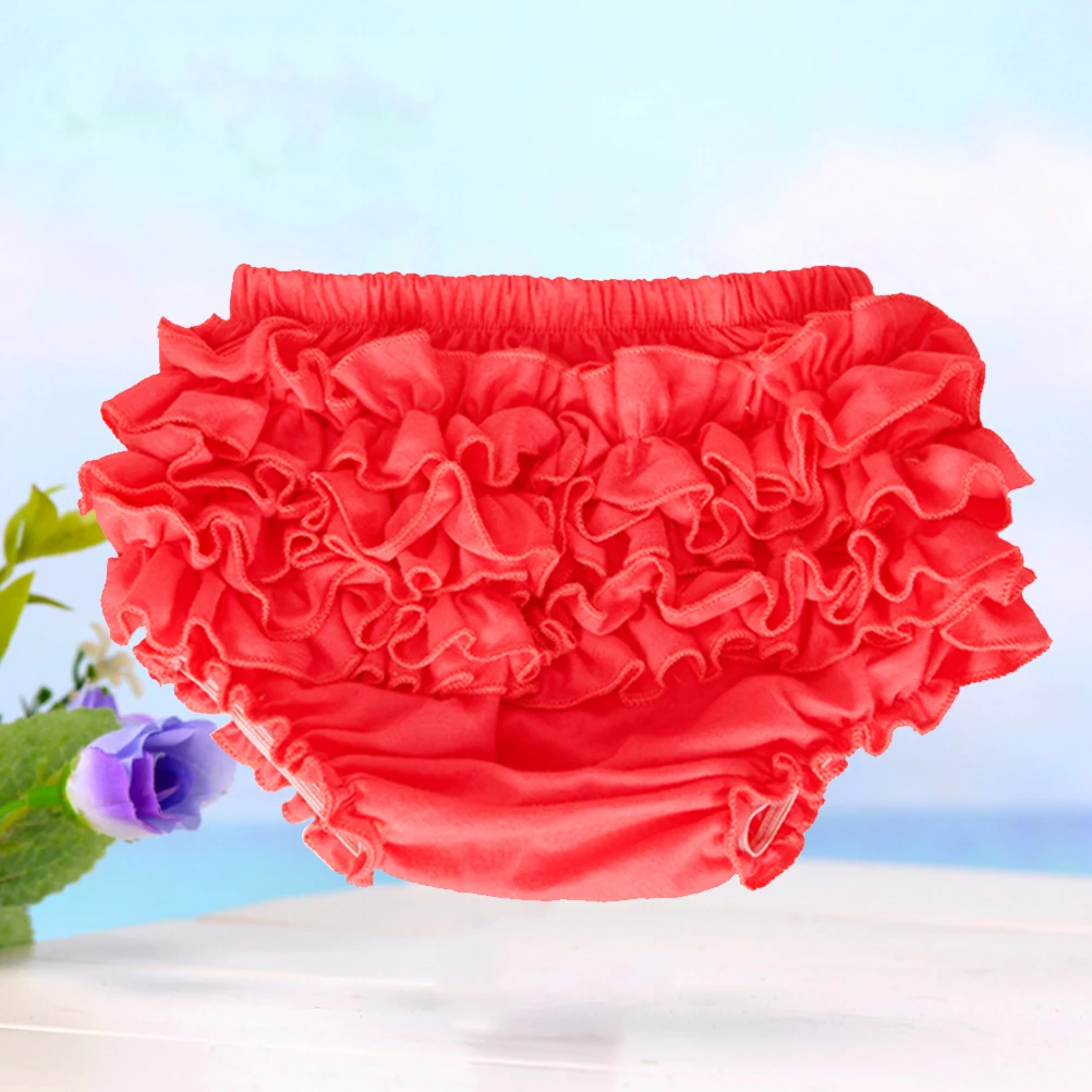 

Cotton-edged Baby Girl Bloomers Newborn Diaper Cover Pants Soft Lace Cotton Material Comfort Moisture Absorption Sweet