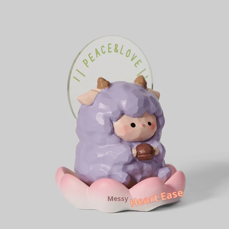 تخفيف التوتر مكتب مكتب ديكور الأغنام تمثال الملل المغفل عاطفيًا محطة عمل مستقرة ألعاب حيوانات صغيرة هدية