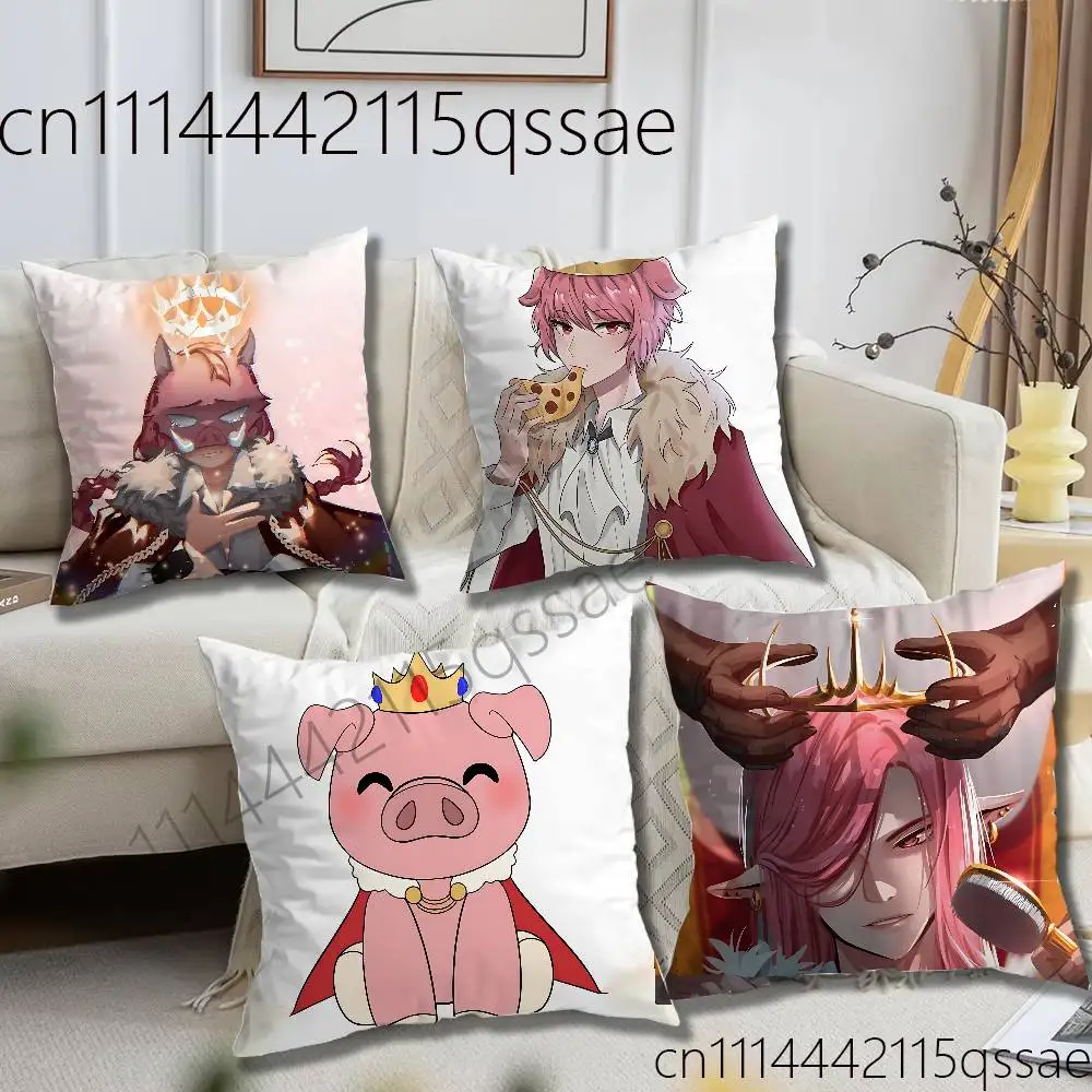 T-Technoblade T-Techno Pillow cases Organic Linen Pillow Case Double-Sided Print Cushion Cover for Sofa Home Decor Gift