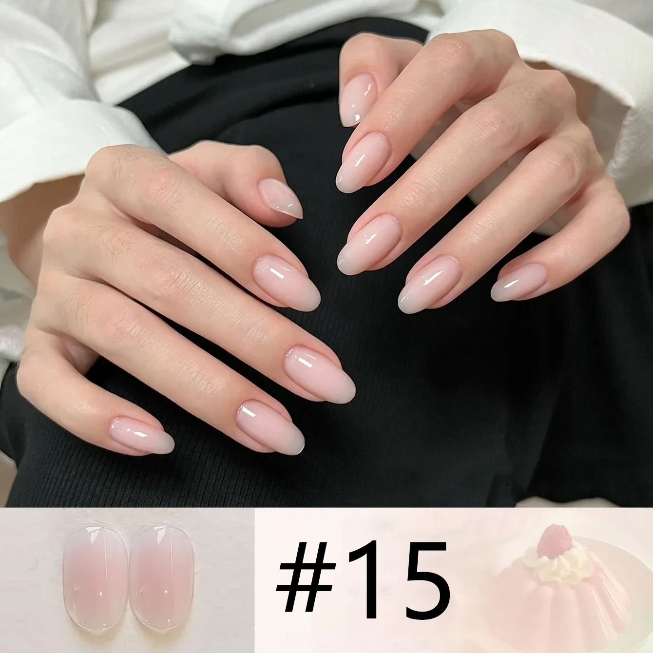2026 Beliebter Icy Jelly Nagelgel-Lack, Makronen-Pastellfarbenes Transparentes Nagelgel, Cremige Textur, Aushärtbares UV-Gel für Nagelstudios – Detail 16