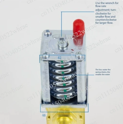 Ice Machine Pressure Water Stop Valve Water Pressure Valve Water Flow Regulating Valve Ice Pellet Machine PRV-01G