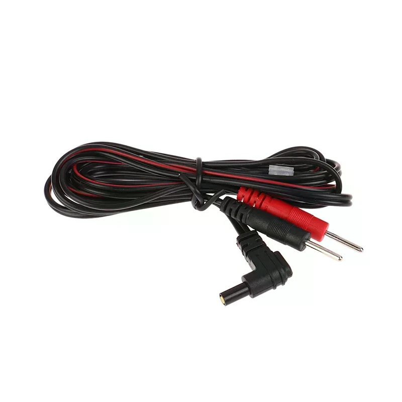 2.35mm New Electrotherapy Electrode Lead Electric Shock Wires Cable For Massager Connection Cable Massage And Relaxation