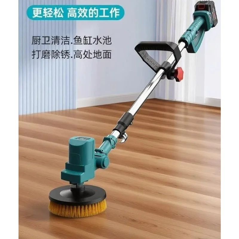 High-Power Handheld Floor Tile Wall Bathroom Multi-Function Electric Cleaning Brush, Automatic Rotation 1pcs
