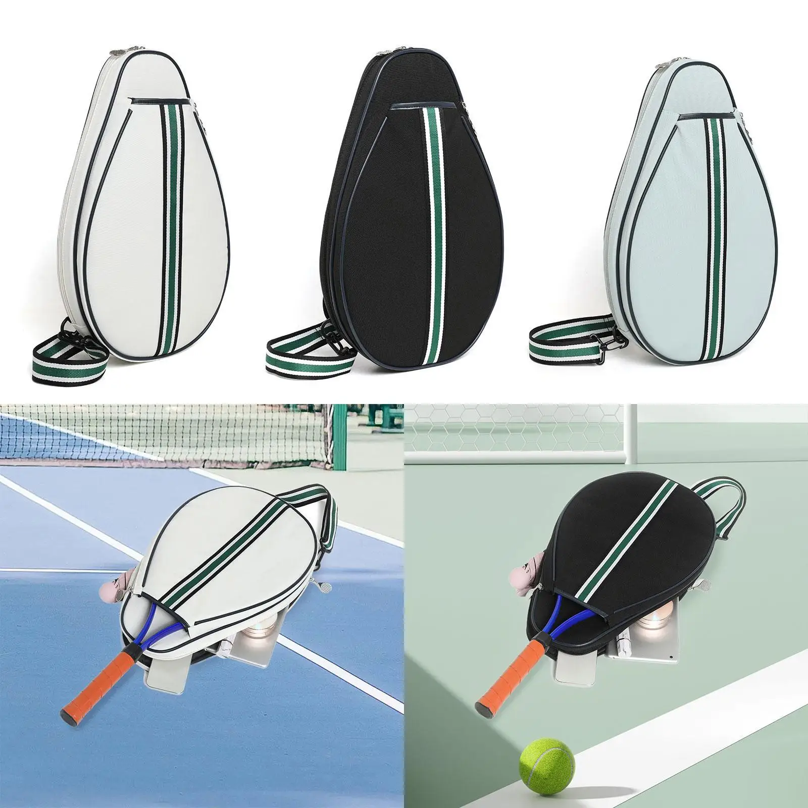 

Сумка-чехол для ракеток для бадминтона, сумка-слинг для ракеток для тренировок и занятий для взрослых