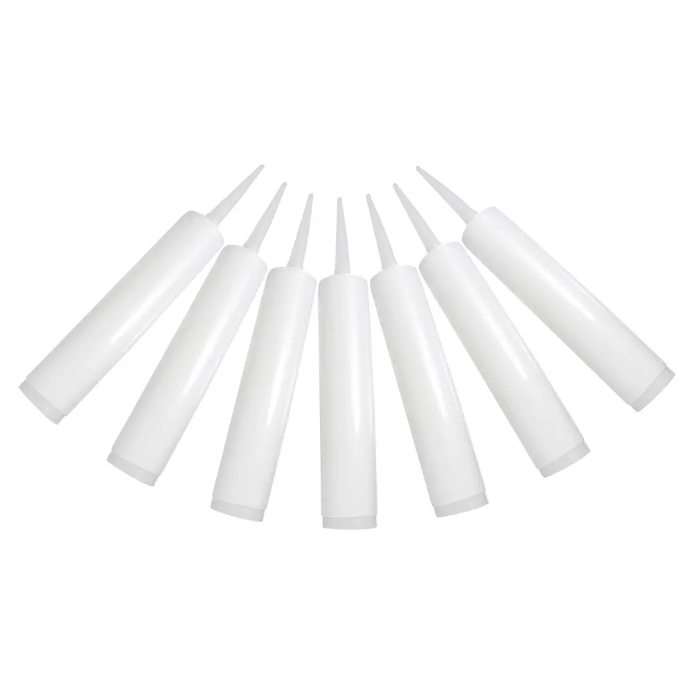 

7pcs Empty Sealant Caulk Tube Refillable Longlasting Suitable Indoor Outdoor Tiles Glass Stone Home Renovation